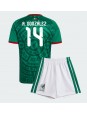 Mexiko Armando Gonzalez #14 Domácí dres pro děti MS 2026 Krátký Rukáv (+ trenýrky)
